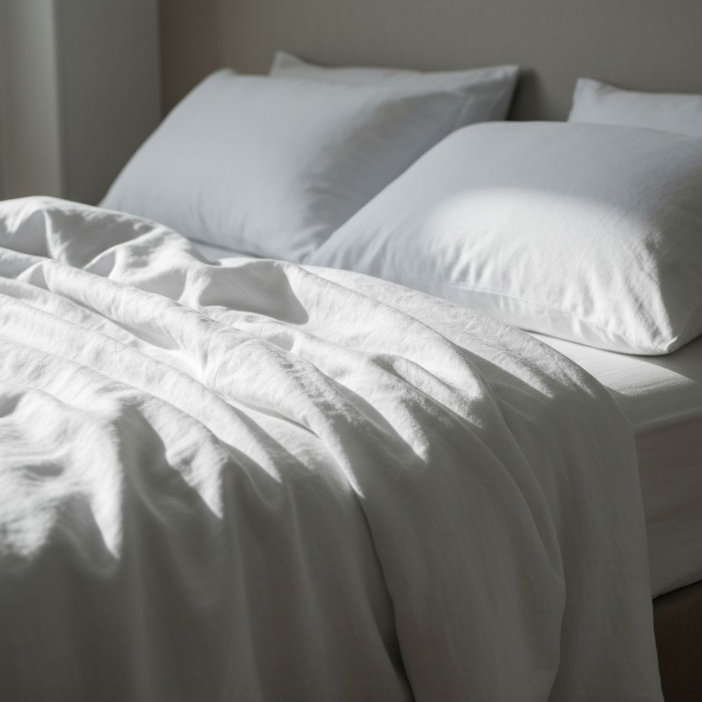 Linen Bed Sheets Set